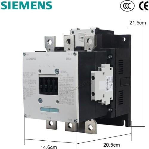 265A AC Contactor 220V AC380V 50/60Hz Coil Voltage 3P 3NO+2a2b Contactor 3RT5065-6AP36 SIEMENS