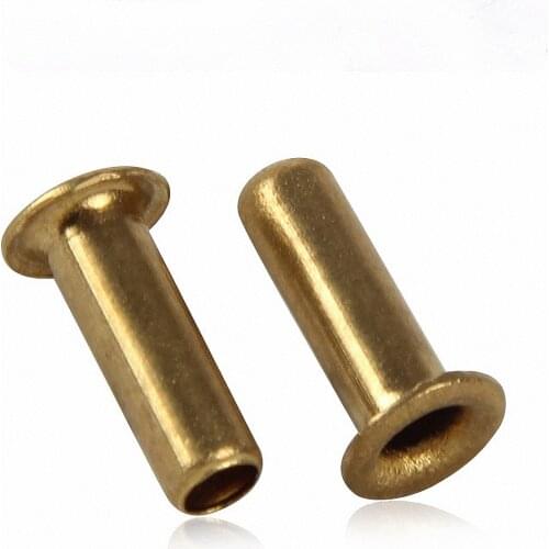 M0.9 M1.3 M1.5 M1.7 M2 M2.3 M2.5 M3 M3.5 M4 M5 M6 Tubular Rivets Double-sided Circuit Board PCB Nails Copper Hollow Rivet Nuts