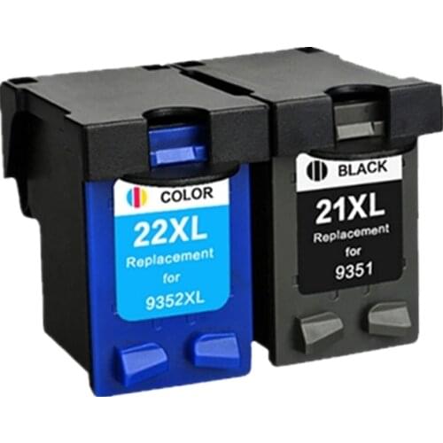 2Pack Refill Ink Cartridge for hp 21 22 21xl 22xl C9351A C9352A for F380 F2100 F2280 F4100 F4180 F4140 F4172 F4180 F4190 Printer