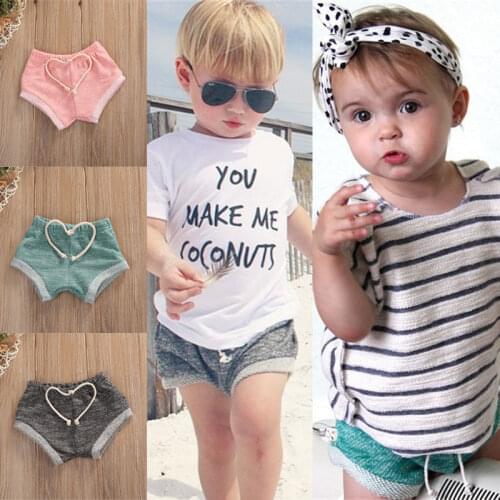 Pudcoco Baby Short Pants Infant Children Kids Baby Boys Girls Shorts Bottoms Toddler Pants Bloomers 0-4T