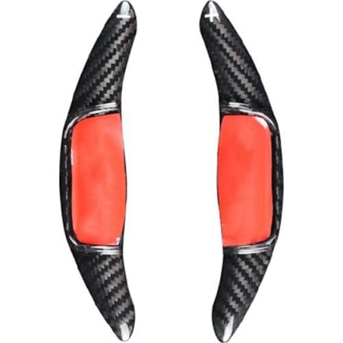 Carbon Fiber Shifter Paddle Shift Trim for Toyota Camry Carolla Steering Wheel Accessories Paddle Extension