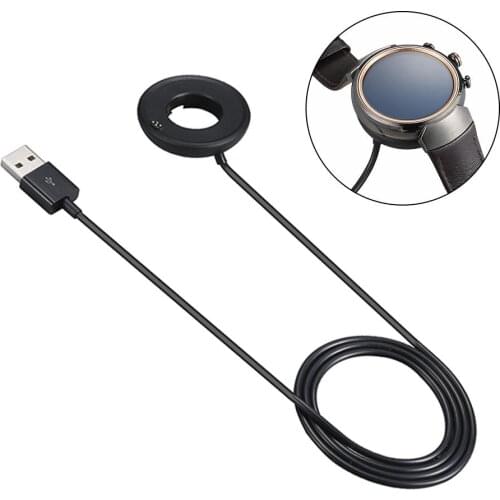 USB Charging Cable Portable Removable USB Charger Dock Smartwatch Replacement Charger Accessories For ASUS ZenWatch 3
