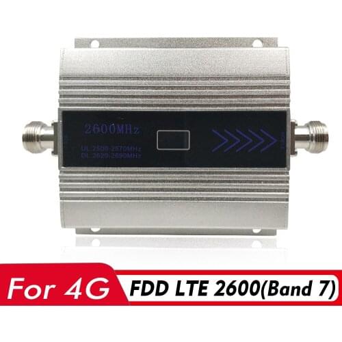 4G Signal Booster FDD LTE 2600mhz (Band 7) Mobile Signal Repeater fdd 2600 4G Network Internet Data Cellular Cellphone Amplifier