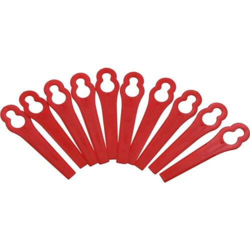 10 General Courtyard Abs Mower Straight Blade Garden Lawn Trimmer Accessories Plastic Cutting Tool 83mm