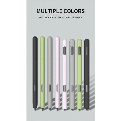 2021 Silicone Pencil Case For Samsung Galaxy Tab S6 / S7 S-Pen Cover Cute Cartoon Tablet Silicone Pencil Case