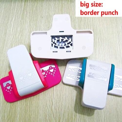 8 style big size Fancy border punch flower design embossing punch scrapbooking handmade edge device DIY paper cutter Craft gift