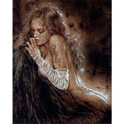 Brand new AB diamond 5D DIY diamond painting 100% square/round diamond "woman" diamond embroidery cross stitch 3D decoration