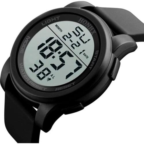 Yazole Fashion Outdoor Sport Watches Men Wristwatch Clock Multifunction Alarm Chrono Digit Watch Sport Casual Watch Reloj Hombre