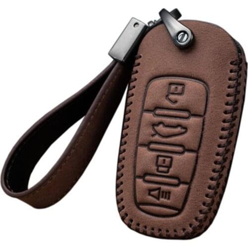 Key Case for great wall hover haval H9 H6 coupe /H2S/M6/H7H4/F7X full leather keychain 1pc