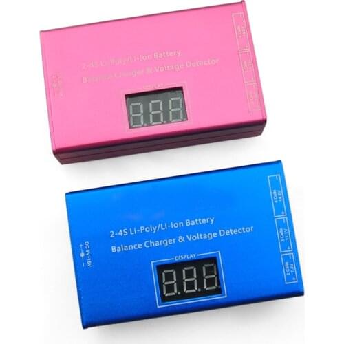 Happymodel DC-4S 2-4S Li-poly/Li-ion Lipo Battery Balance Charger & Voltage Detector with Power Adapter for RC FPV Drone