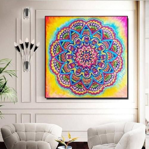 Full Square Round Drill Diy Mandala 5D Diamond Painting BuddhaThangka Mandala Art 5D Embroidery Cross Stitch Home DecorZP-3130