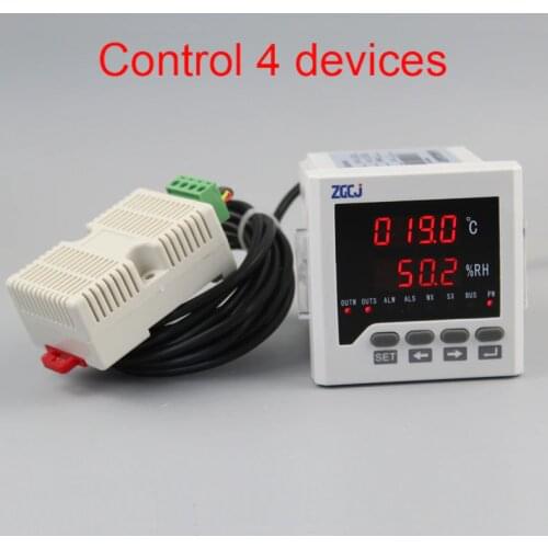 4 devices humiture controller , temperature alarm and humidity alarm , temperature and humidity controller ,moisture controller