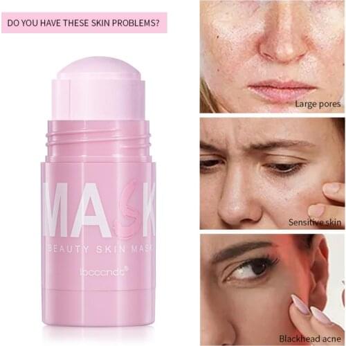 Rose Solid Mask Stick Smearing Mask Refreshing And Cleansing Skin Moisturizing And Moisturizing Mud Mask Stick Cleansing Mask