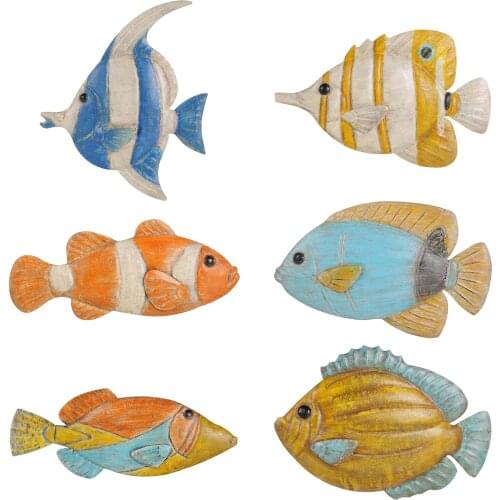 Art Metal Iron Creative Ornament Marine Life Outdoor Wall Decor Decorations for Bedroom Living Room Gifts