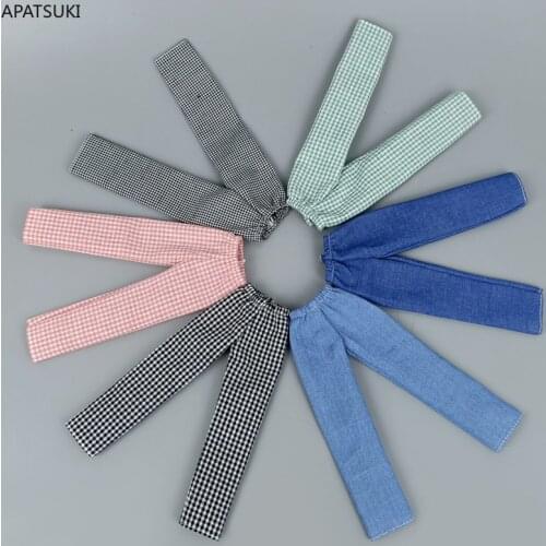 Fashion Dolls Clothes For Barbie Doll Trousers Denim Pants Casual Wears 1/6 BJD Dollhouse Accessories Kids & Baby Toys DIY