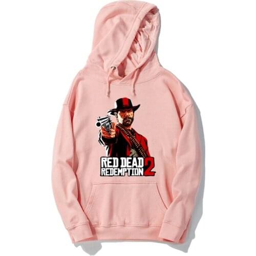 Game Fashion Red Dead Redemption 2 Hoodie for Men Winter Warm Fleece Sweatshirt Unisex Graphic Print Cotton Pullovers Women