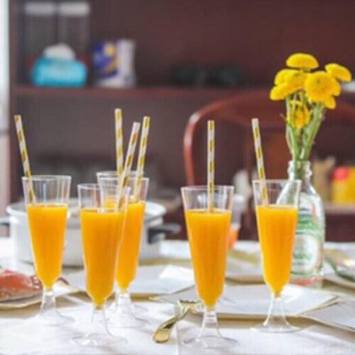 Disposable Champagne Cups Plastic Wedding Birthday Wine Cocktail Whiskey Beer Drinking Cup for Home Bar Party Cups 25/50/100PCS
