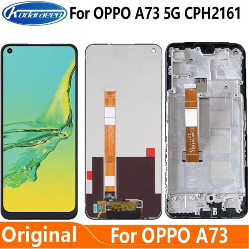 Original Display Replace 6.5" For OPPO A73 5G CPH2161 LCD Touch Screen Digitizer Assembly