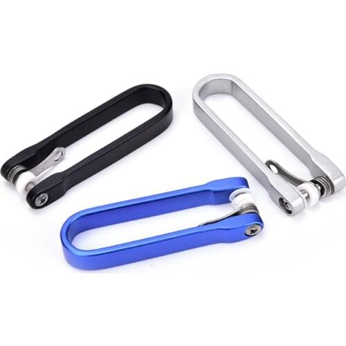 Portable EDC Gear Smart Sticks Pocket Folded Keychain Hard Oxide U Style Key Holder Clip Organizer 7.8cm