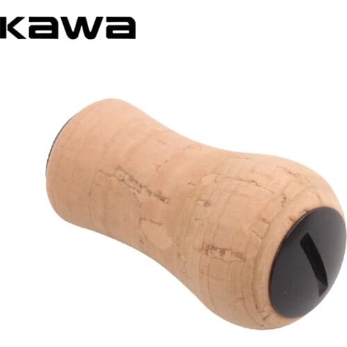 Kawa New Fishing Reel Handle Knob Soft Wood Knob Length 41mm Fishing Reel Accessory Weight 6.8g/pc Many Colors For Choose