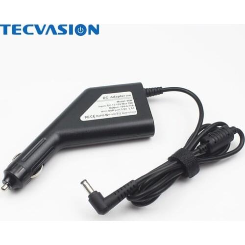 Universal 19V 4.74A 90W 5.5*2.5mm Car DC Charger for ASUS Lenovo Toshiba Fujitsu Laptop Notebook 5V2A USB Port Phone Charging