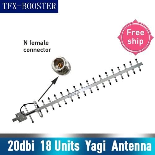 TFX-BOOSTER Antenna 20dBi Gain Yagi Antenna 700-2700mhz Outdoor Antenna 3G 4g Lte External Yagi Antenna With N Female 2g 3g 4g