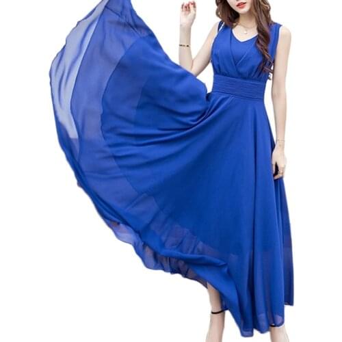 Летние шифоновые платья VWBQNZ China At AliExpress