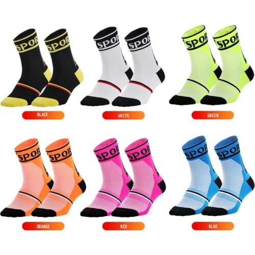 Dh-01 L Size Mountain Bike Riding Socks Lengthened Basketball Running Sports Stockings Wear-Resistant Breathable Outdoor Racing