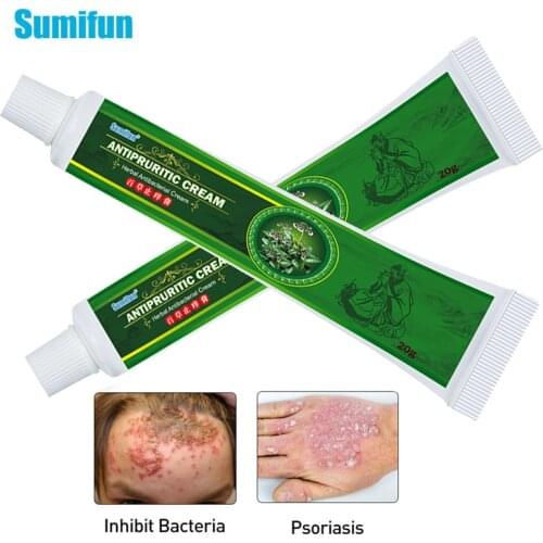 1pc Psoriasis Cream Dermatitis Eczema Treatment Anti-itch Chinese Herbal Medical Plaster Antibacterial Ointment Skin Care