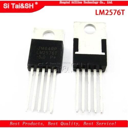 10PCS LM2576 LM2576T LM2576T-ADJ LM2576T-3.3 LM2576T-5.0 IC REG BUCK ADJ 3A TO220-5 NEW
