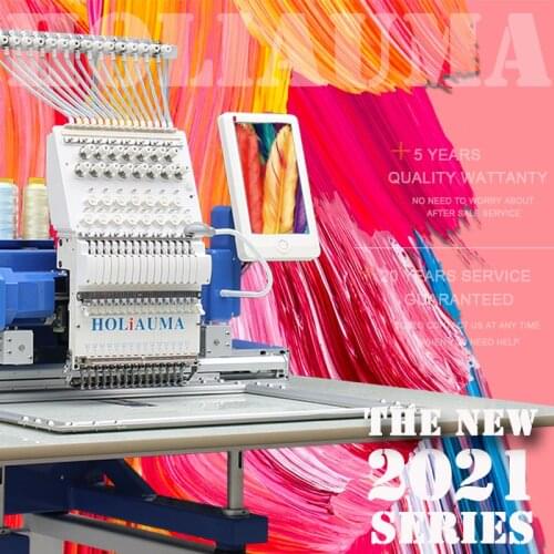 10 Years Service!!!Holiauma 1 Head Computer Embroidery Machine Prices High Speed Dahao Software A15 Newst