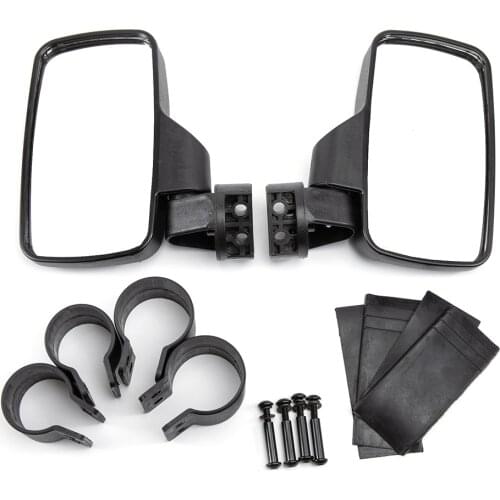 UTV 1.75" 2" Mirrors Side Rear View Mirrors w/ Free Rivets for Can Am Maverick X3 for Polaris RZR 800 900 1000 RZR PRO XP 2020