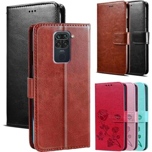 Case For Xiaomi Redmi Note 9 Cover Flip PU Leather Phone Protective Shell For Redmi Note 9 M2003J15SG Case Protector Bags Coque