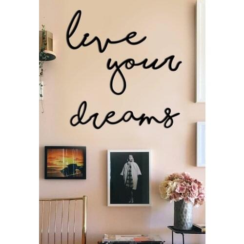 Live Your Dreams Decorative Wall Table