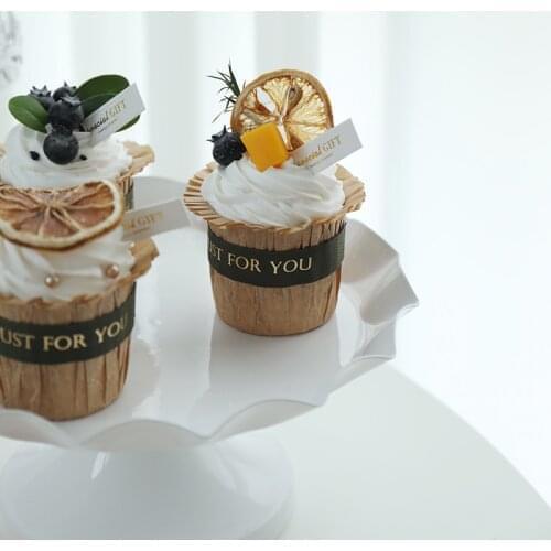 Simulation cupcake model Top hat cup cake layout shooting props dessert table window decoration decoration