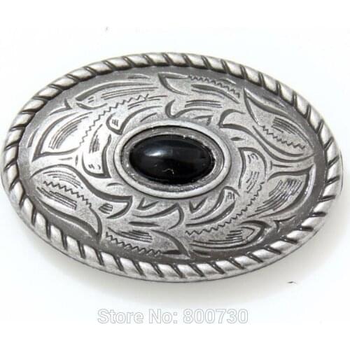KB302) Wholesale 50pc Prairie Dust Oval Concho Antique-Silver Leather Saddle Tack Belt Concho Screwback