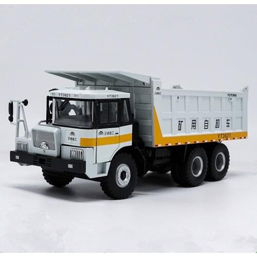 Collectible Alloy Toy Model Gift 1:32 Scale Yutong YT3621 Heavy Duty Mine Dump Truck Construction Vehicles DieCast Model Display