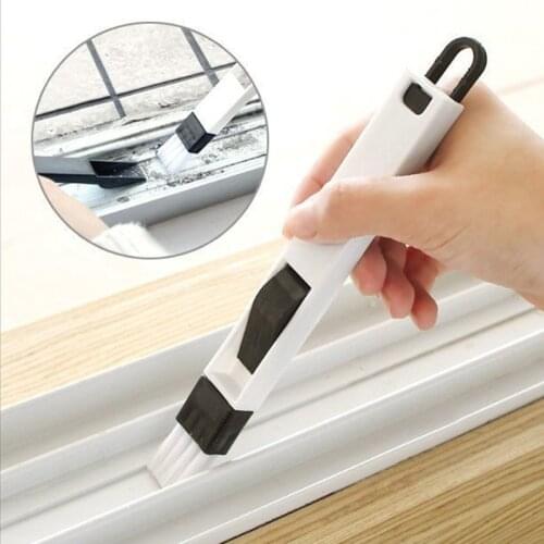 Wonderlife multipurpose Window Door Keyboard Cleaning Brush Cleaning Brush + Shovel 2 in 1 Tool Window Brush