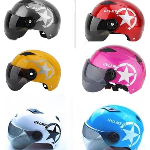 Motorcycle helmet scooter bicycle open face half baseball cap protection helmet unisex helmet
