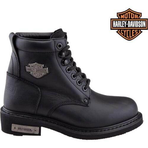 Harley Davidson Boots For Men -Women original GIBSON black genuine leather winter thick bottom daily waterproof motorcycle Boots