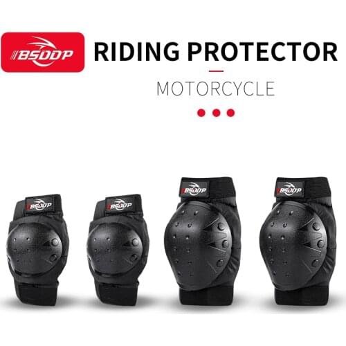 4pcs Motorcycle Cycling Motocross Elbow Knee Pads Guard Protector Protective Gear BSDDP BSD1006 motorcycle accessories