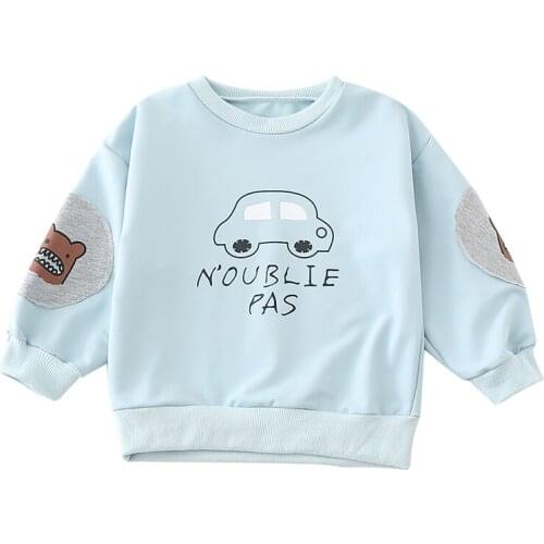 New Fashion Spring Autumn Baby Boys Girls Clothes Children Cotton Cartoon T Shirt Toddler Casual Costume Infant Kids Sportswear