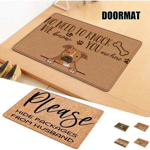 Newly Creative Printed Doormat Multipurpose Home Front Door Carpet Absorbent Non-Slip Blanket for Kitchen Bedroom Bathroom