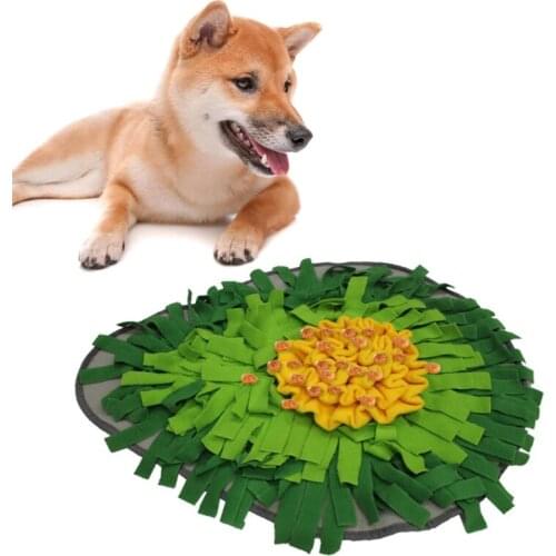 Snuffle Mat Pet Dog Feeding Mat, Durable Interactive Dog Toys Encourages Natural Foraging Skills B2QB