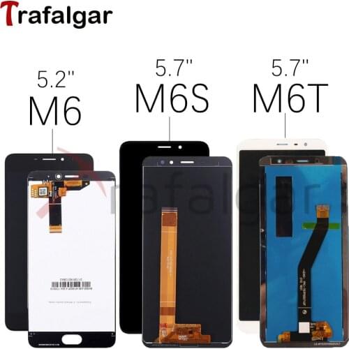 For Meizu M6 LCD Display Touch Screen Digitizer M711H M711M M711Q M712H M712Q M811Q 6T M6S S6 LCD For MEIZU M6T LCD Screen