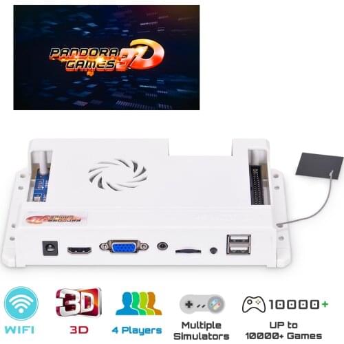 Pandora Games 3D 2448 in 1 Arcade PCB Board Upgrade Wifi Game Market Built-in 10000+ Games Downloadable 2D/3D FBA MAME etc