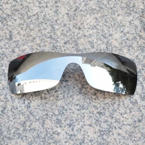 Wholesale E.O.S Polarized Enhanced Replacement Lenses for Oakley Batwolf Sunglasses -Silver Chrome Polarized Mirror
