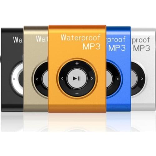 Portable Rechargeable Clip MP3 Music Media Player IPX8 Waterproof Sports Walkman 8GB LED Indicator with Headset мп3 плеер