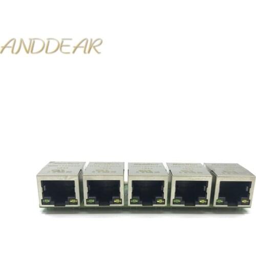 Industrial grade wide temperature low power 5 port 10/100Mbps RJ45 wiring splitter mini engineering micro network switch module