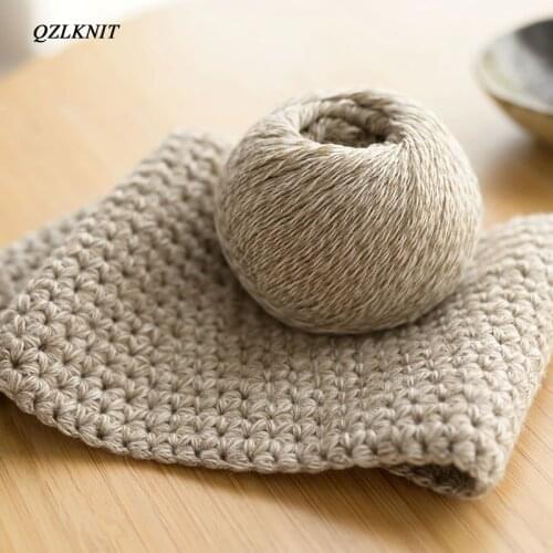 QZLKNIT 50g/ball Two-color yarn Hand Knitting DIY Two strands Worsted spinning fine yarn for Hand Knitting Clothes scarf yarn